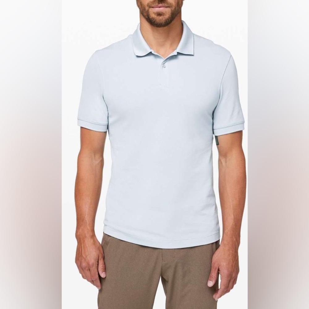 Lululemon Tech Pique Polo Dawn Blue szM/L‎